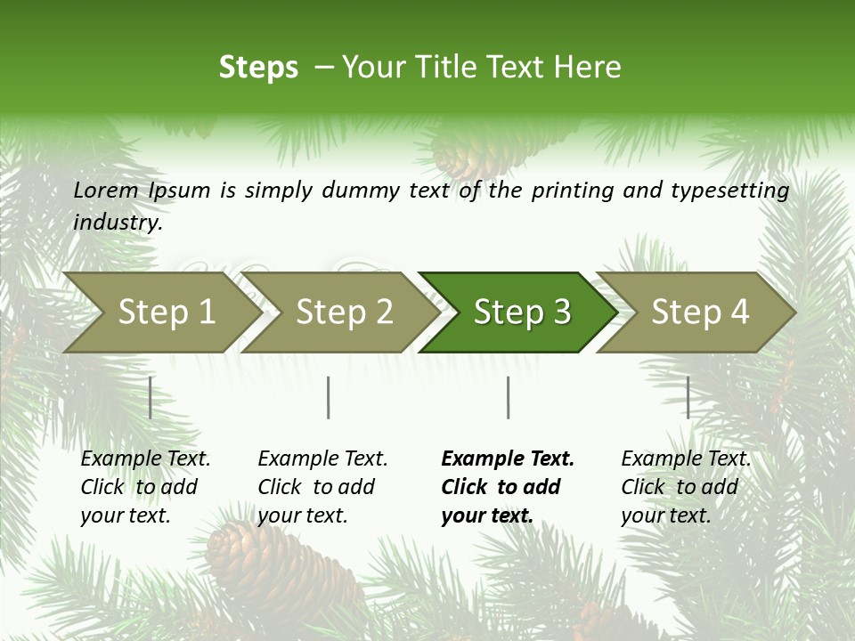 X Mas Season Holiday PowerPoint Template