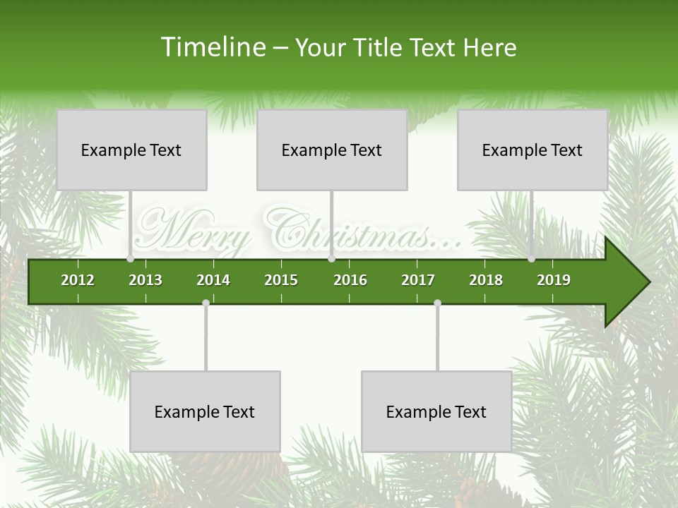 X Mas Season Holiday PowerPoint Template