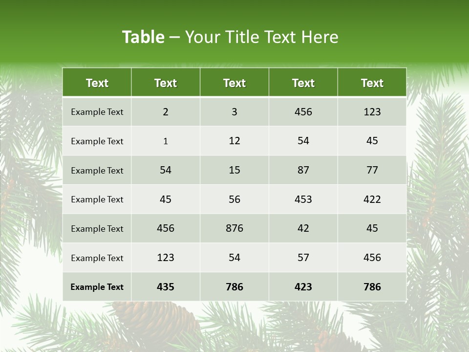 X Mas Season Holiday PowerPoint Template