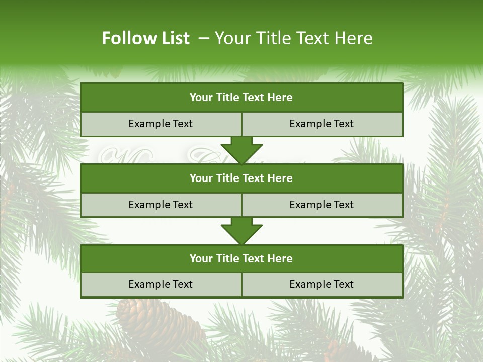 X Mas Season Holiday PowerPoint Template