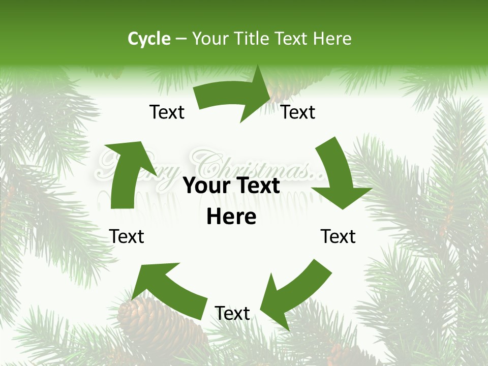 X Mas Season Holiday PowerPoint Template