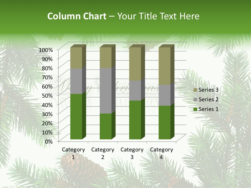 X Mas Season Holiday PowerPoint Template