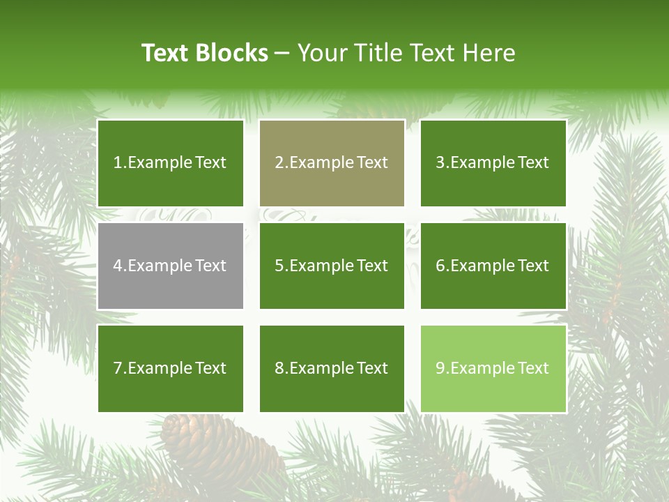 X Mas Season Holiday PowerPoint Template