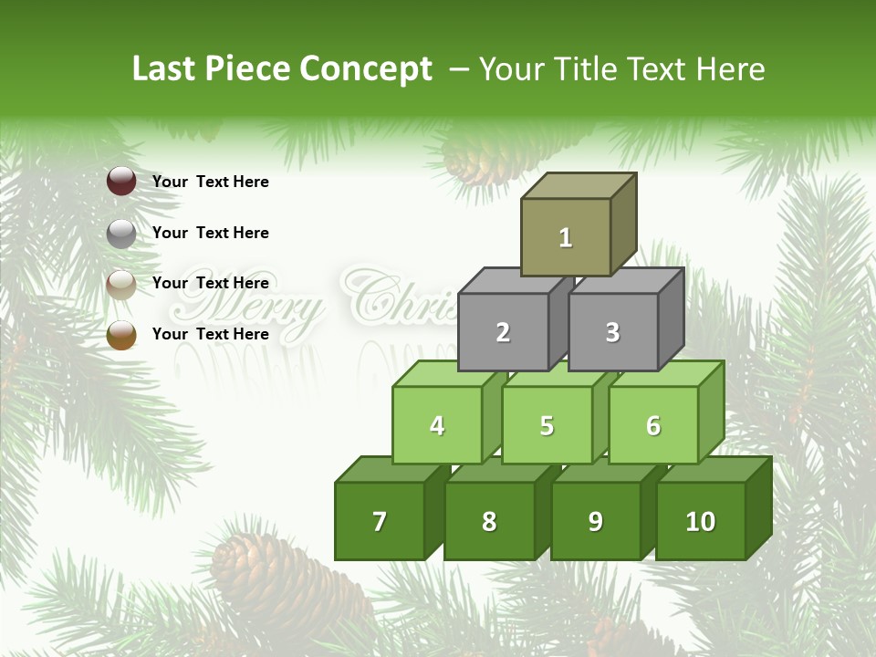 X Mas Season Holiday PowerPoint Template