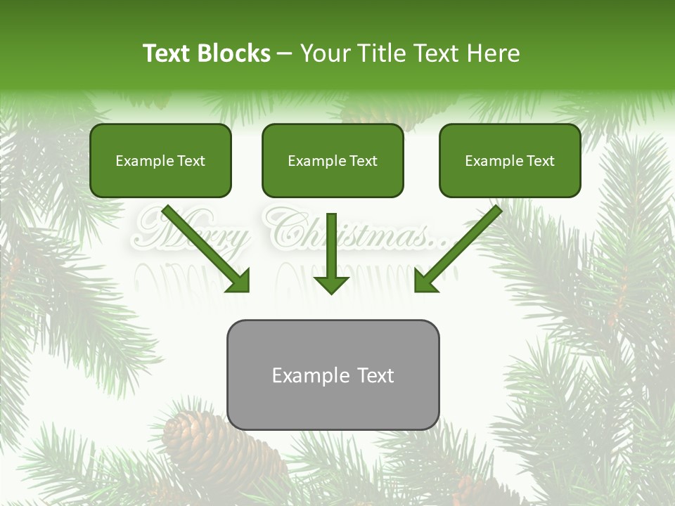 X Mas Season Holiday PowerPoint Template