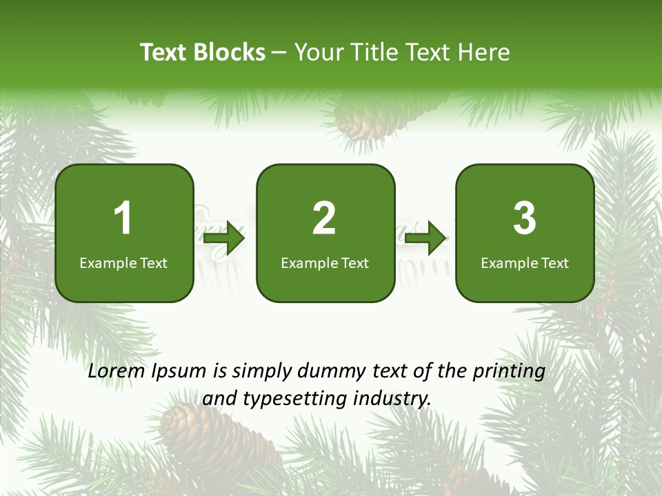 X Mas Season Holiday PowerPoint Template