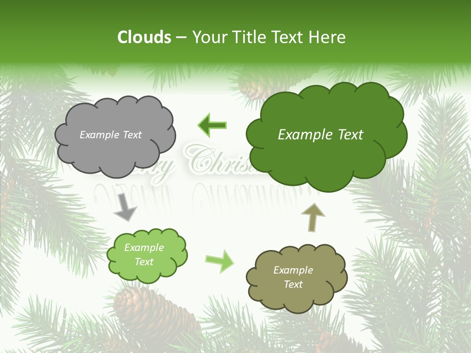 X Mas Season Holiday PowerPoint Template