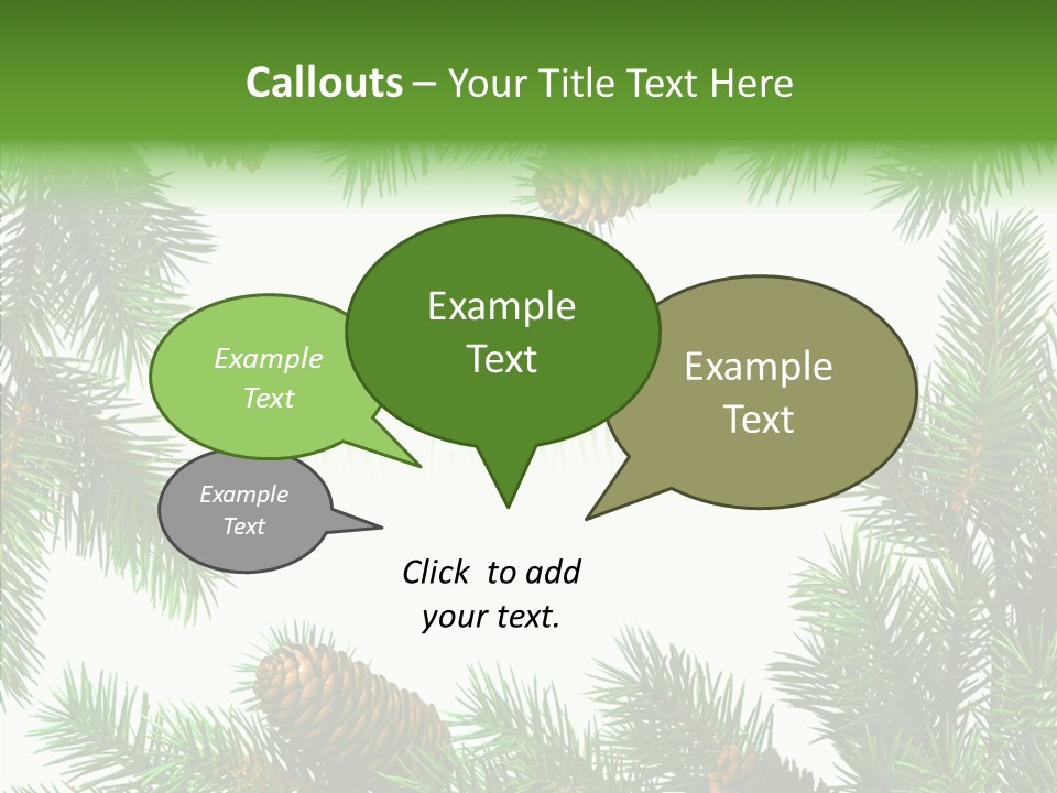 X Mas Season Holiday PowerPoint Template