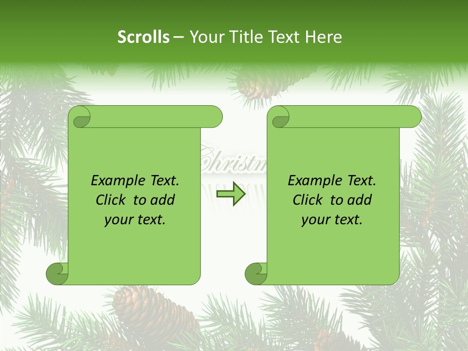 X Mas Season Holiday PowerPoint Template