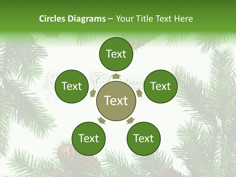 X Mas Season Holiday PowerPoint Template