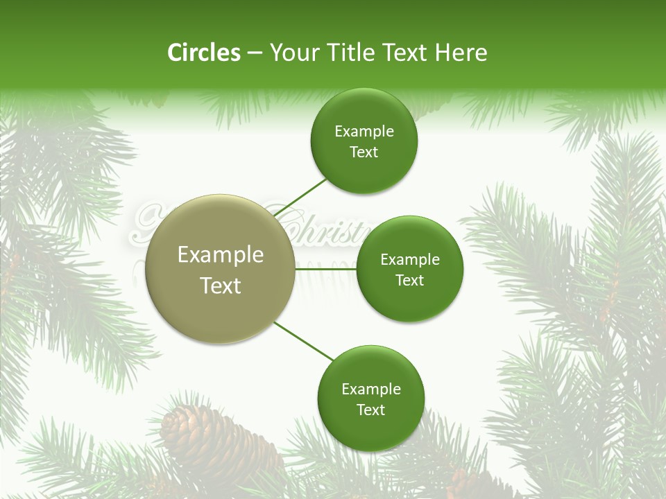 X Mas Season Holiday PowerPoint Template
