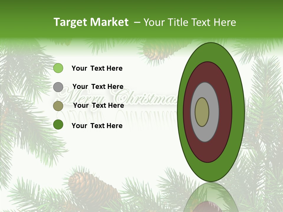 X Mas Season Holiday PowerPoint Template