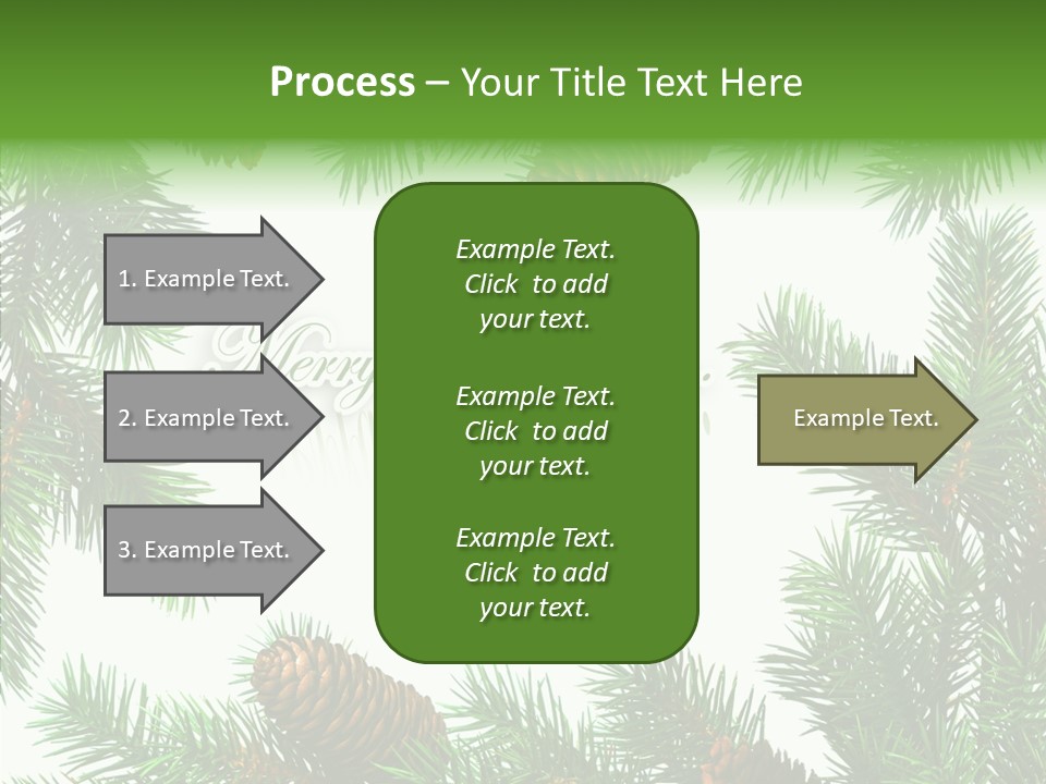 X Mas Season Holiday PowerPoint Template