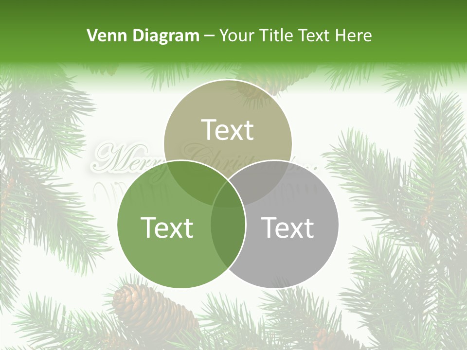 X Mas Season Holiday PowerPoint Template