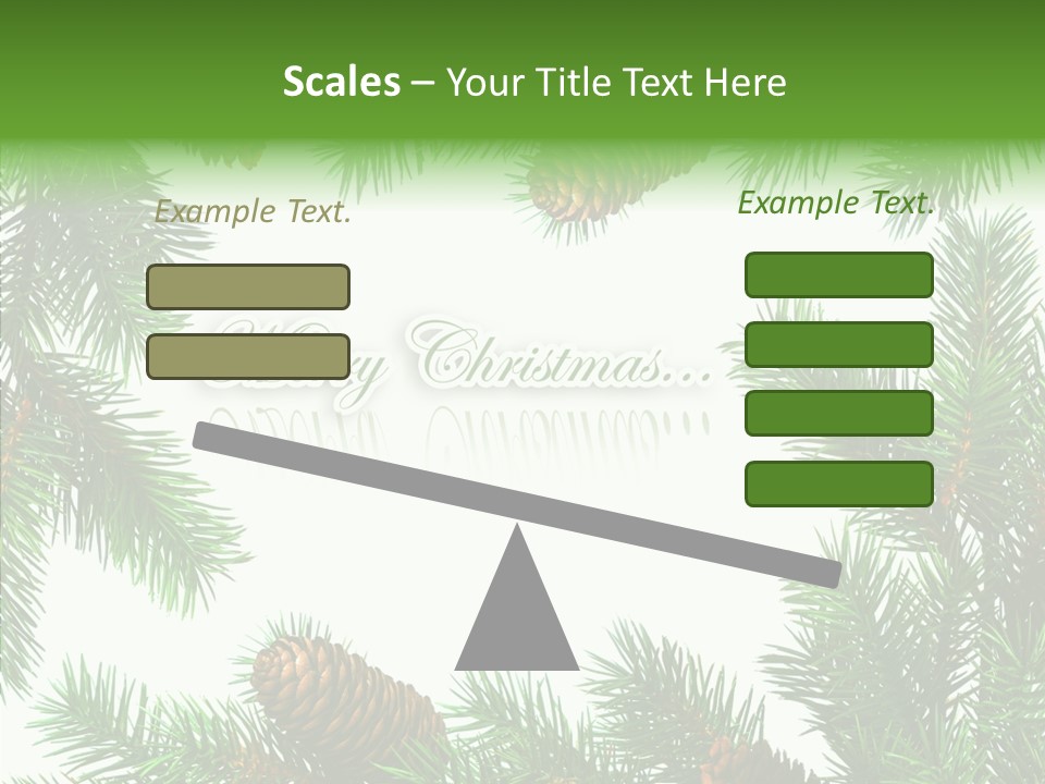X Mas Season Holiday PowerPoint Template