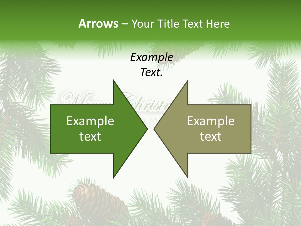 X Mas Season Holiday PowerPoint Template