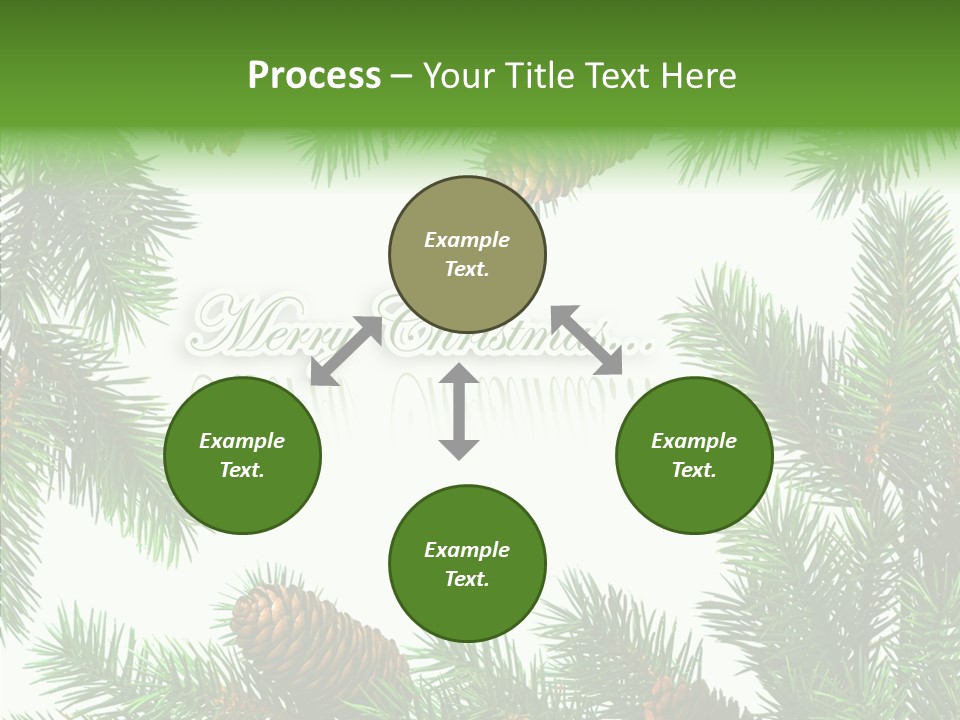 X Mas Season Holiday PowerPoint Template
