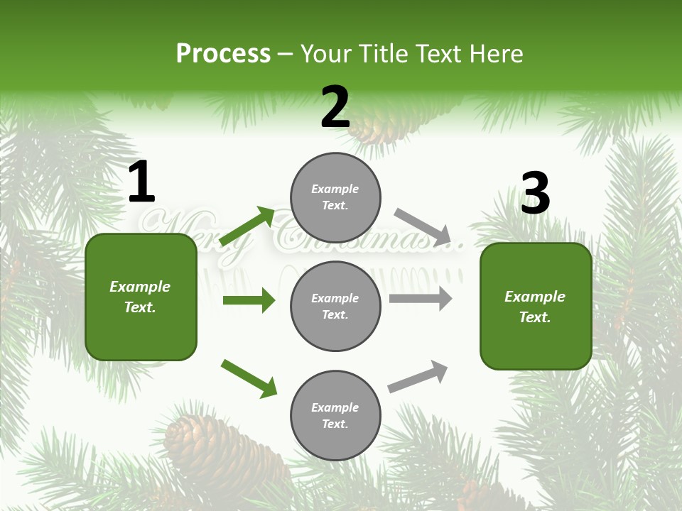 X Mas Season Holiday PowerPoint Template