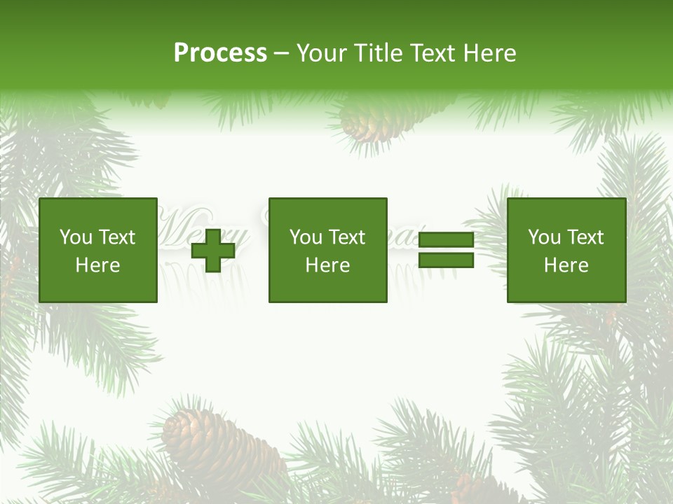 X Mas Season Holiday PowerPoint Template