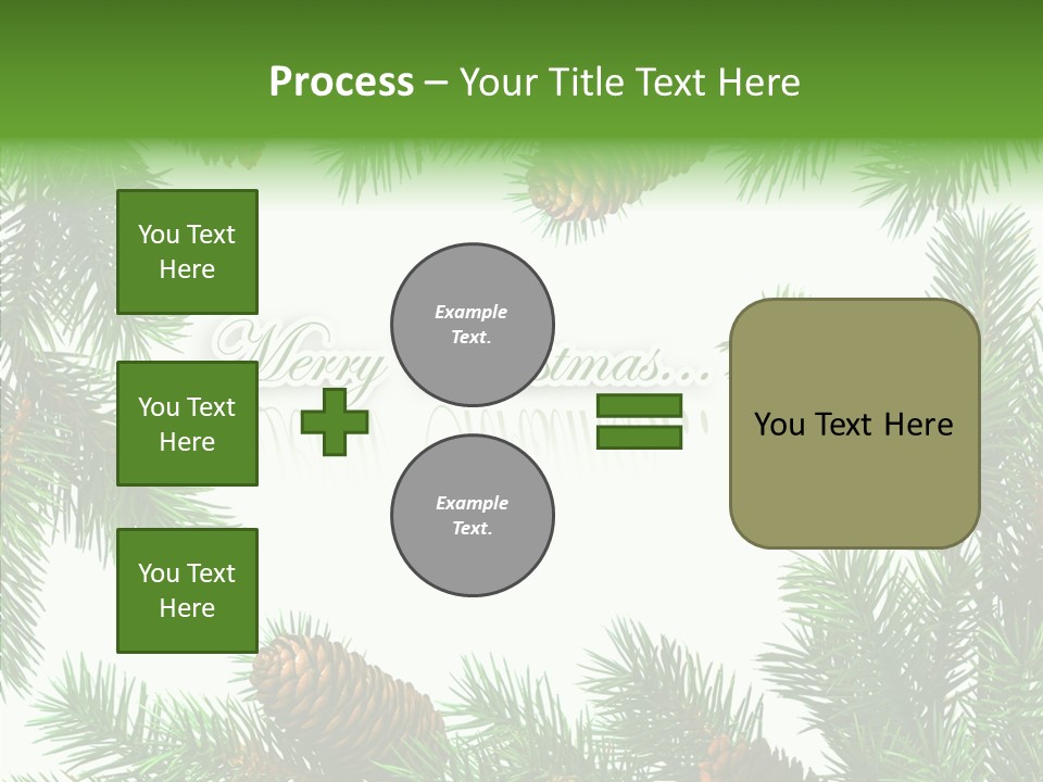 X Mas Season Holiday PowerPoint Template