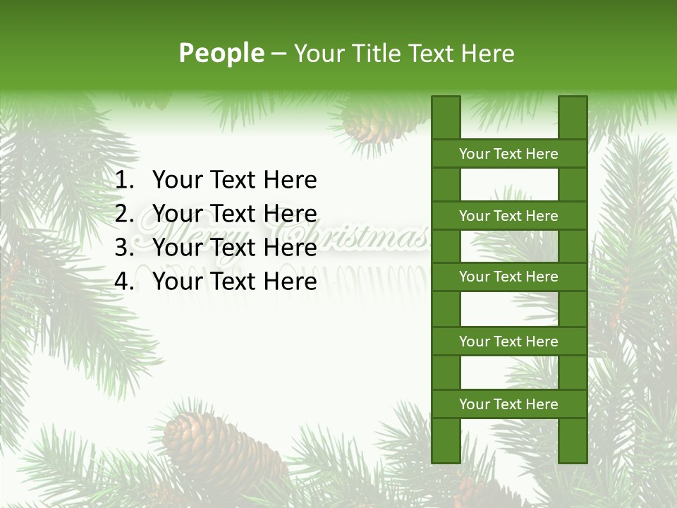 X Mas Season Holiday PowerPoint Template