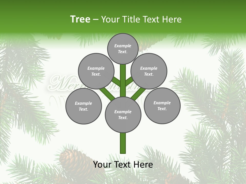 X Mas Season Holiday PowerPoint Template