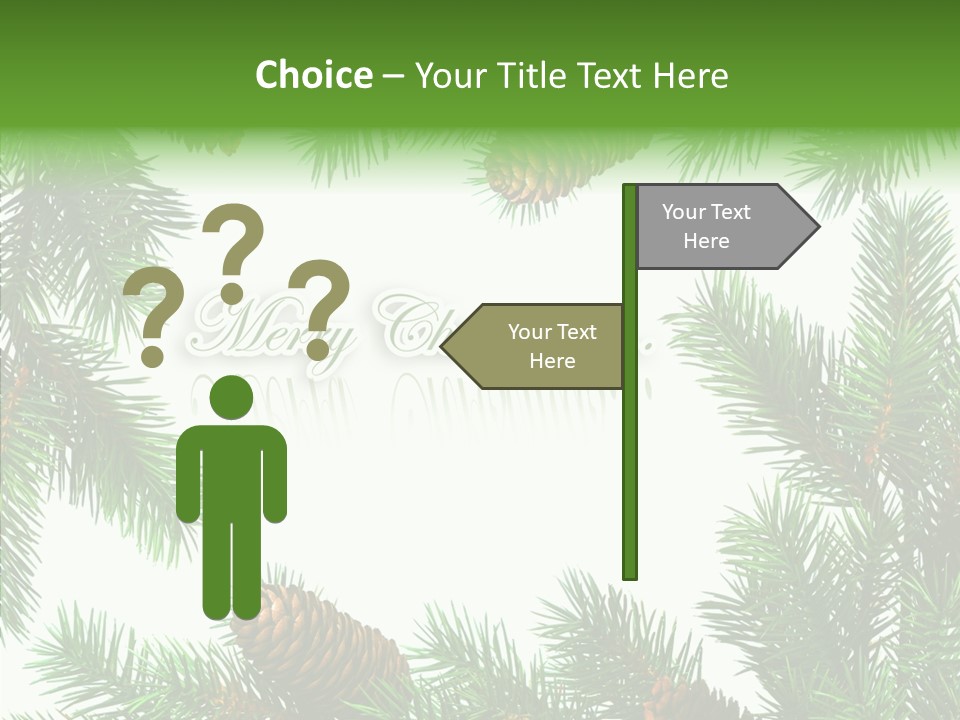 X Mas Season Holiday PowerPoint Template