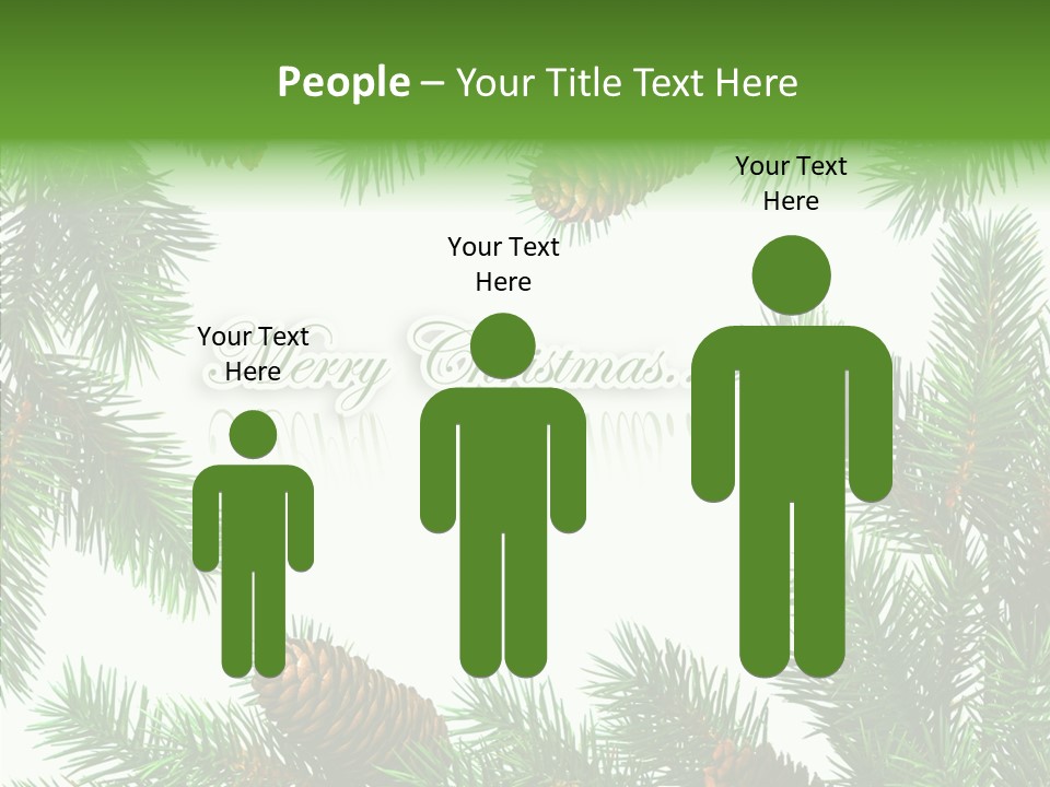 X Mas Season Holiday PowerPoint Template