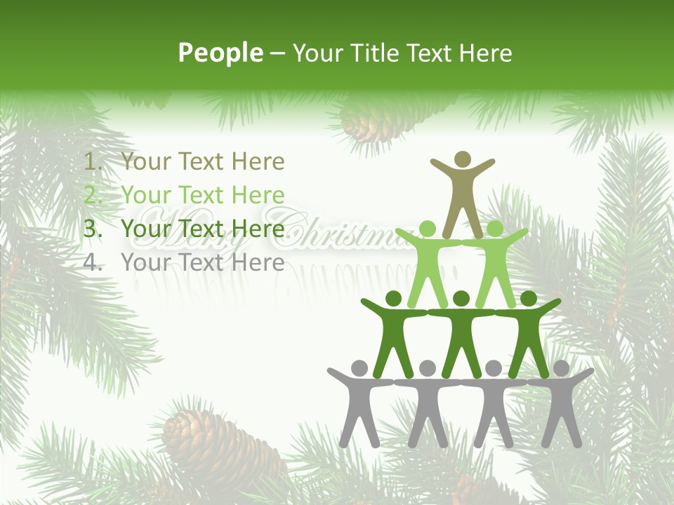 X Mas Season Holiday PowerPoint Template