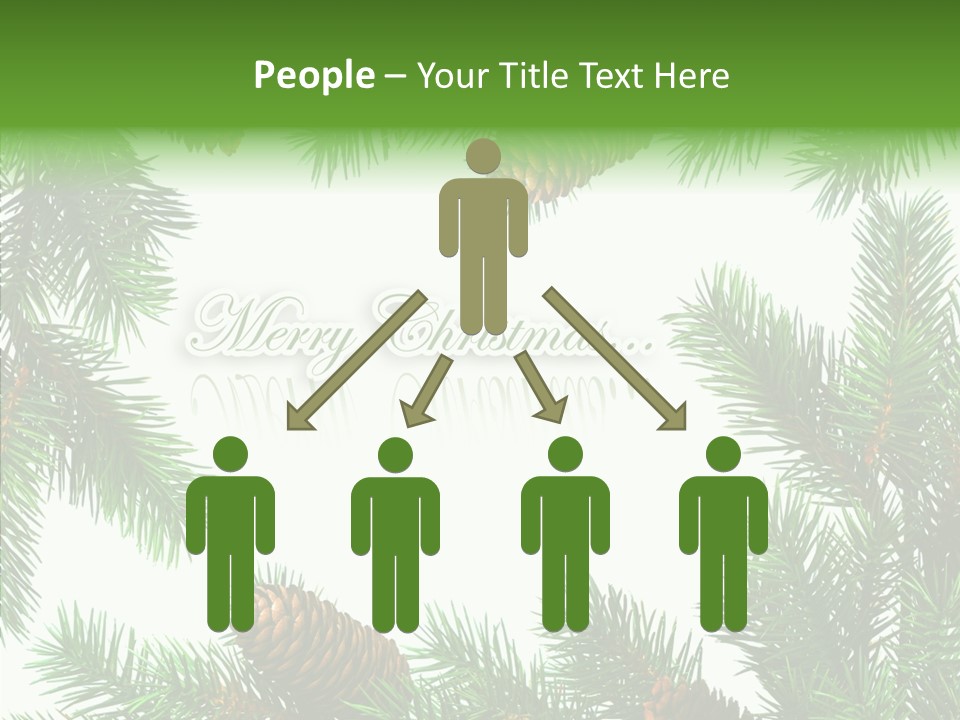 X Mas Season Holiday PowerPoint Template