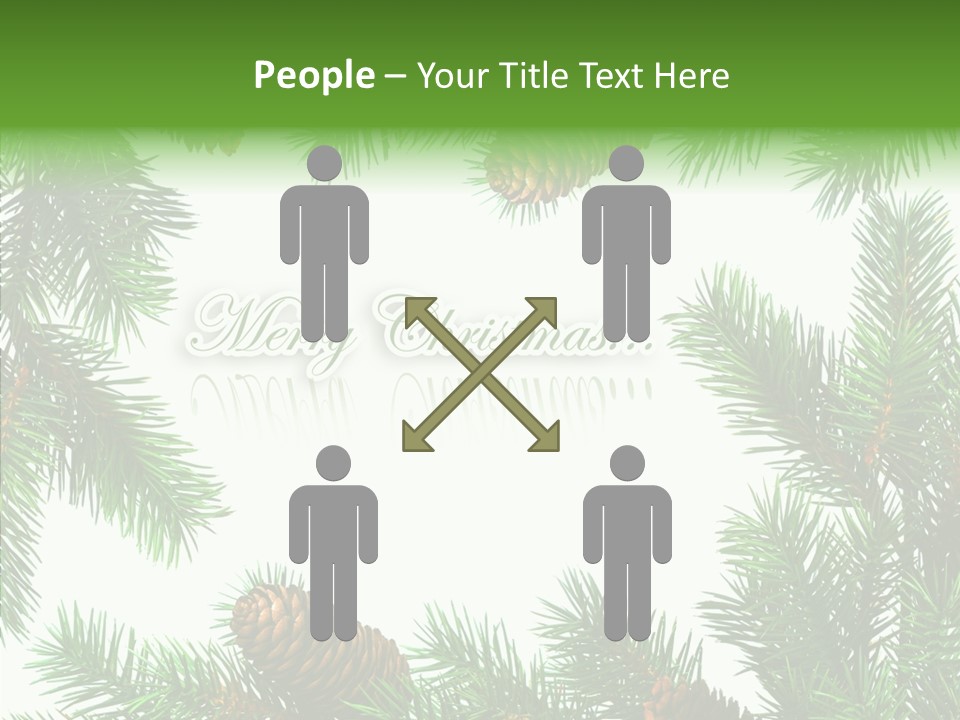 X Mas Season Holiday PowerPoint Template