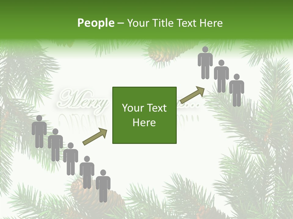 X Mas Season Holiday PowerPoint Template