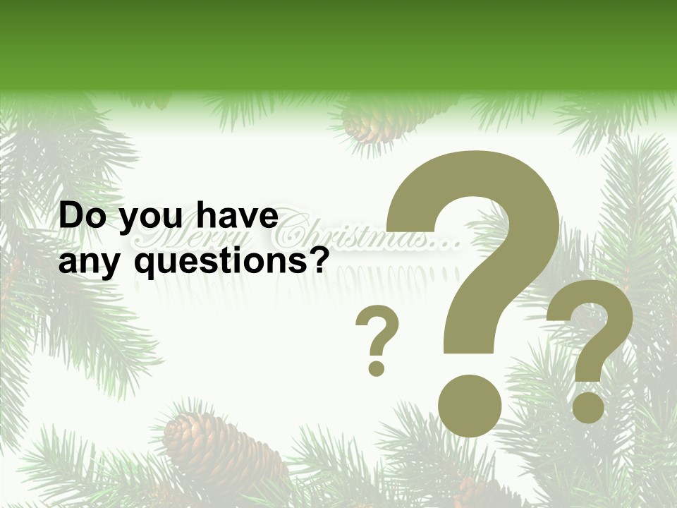 X Mas Season Holiday PowerPoint Template