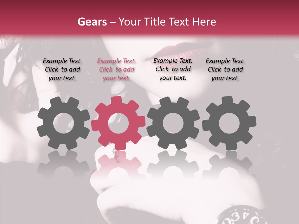 People Table Meeting PowerPoint Template