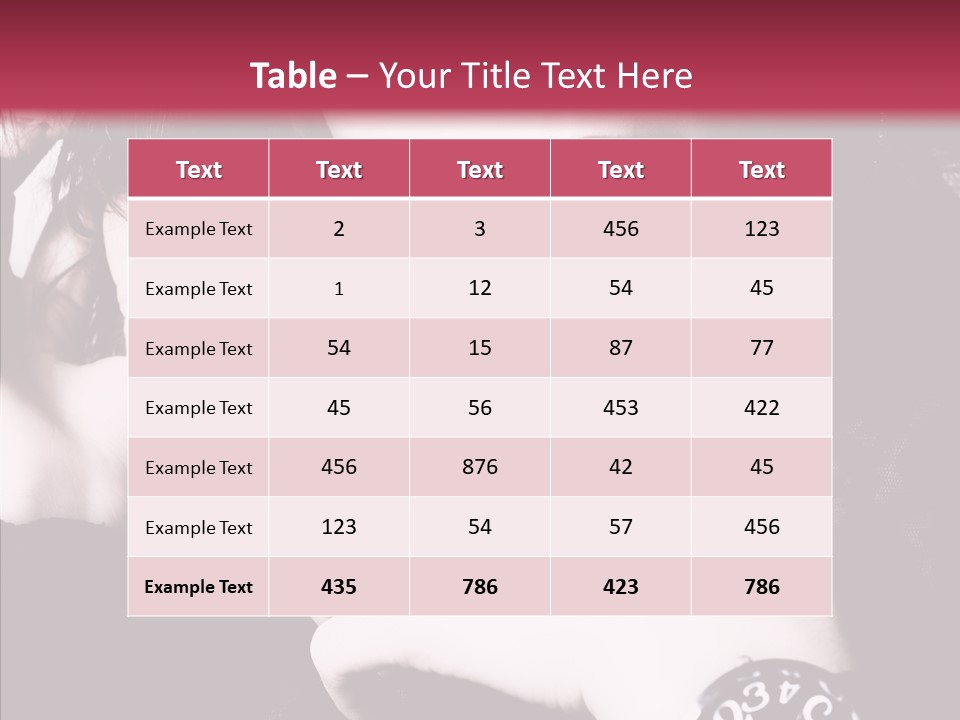 People Table Meeting PowerPoint Template