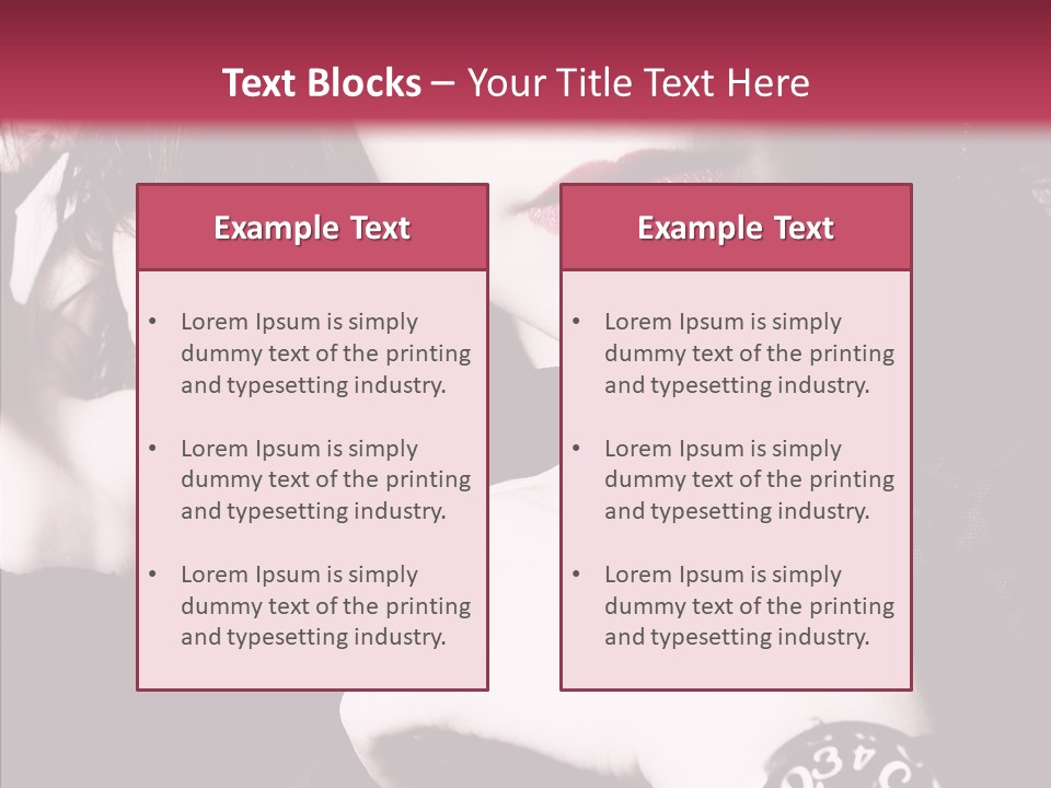 People Table Meeting PowerPoint Template