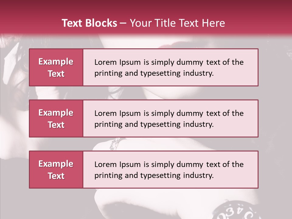 People Table Meeting PowerPoint Template