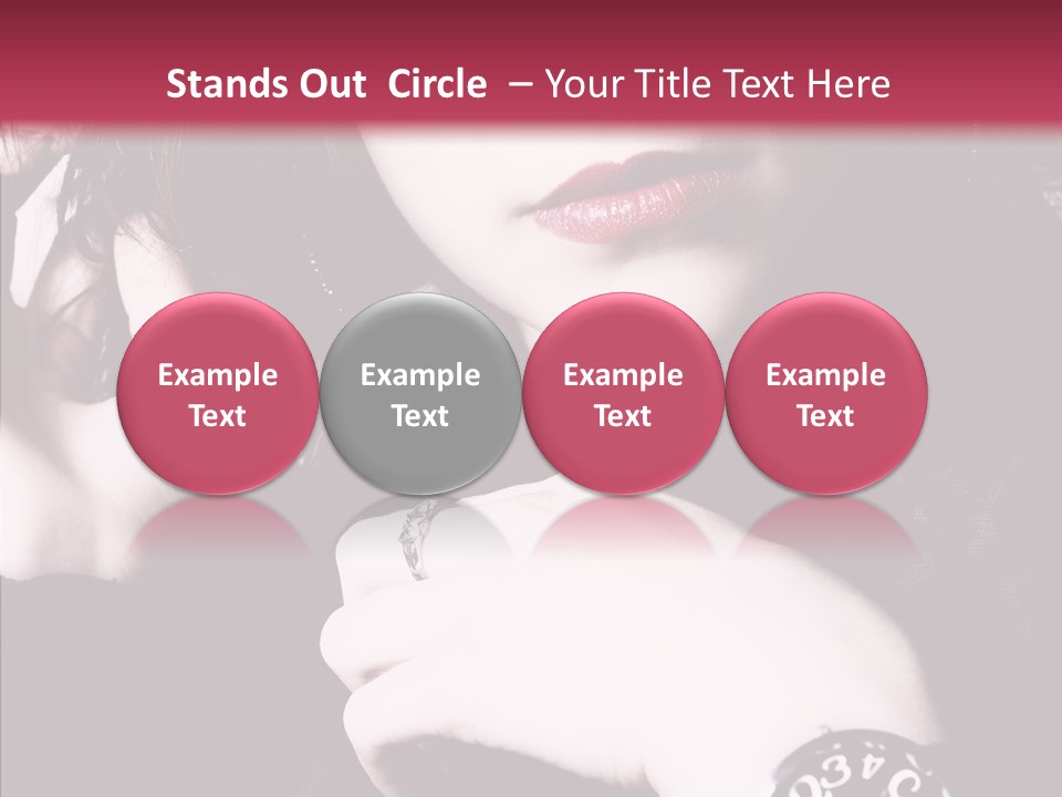 People Table Meeting PowerPoint Template