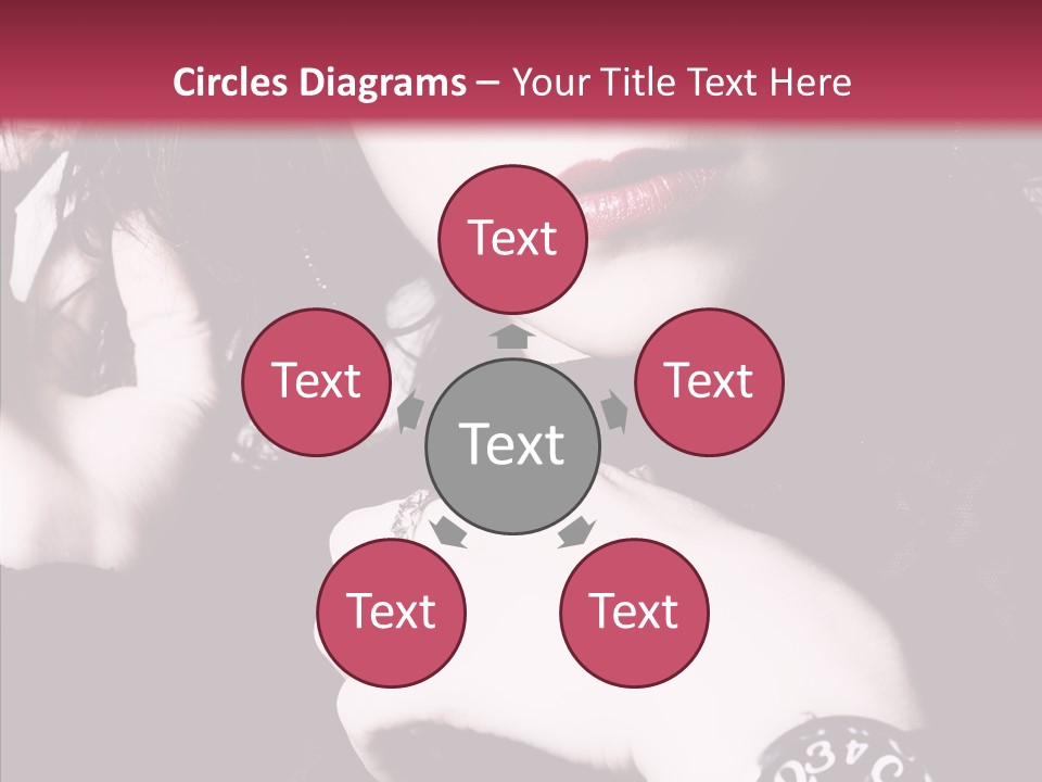 People Table Meeting PowerPoint Template