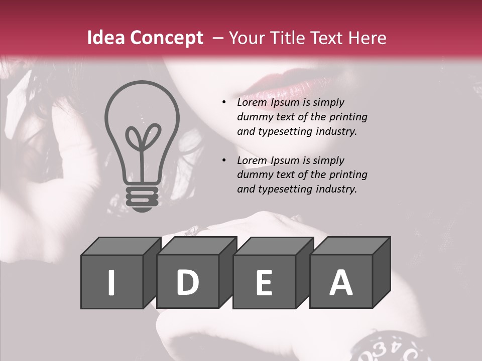 People Table Meeting PowerPoint Template