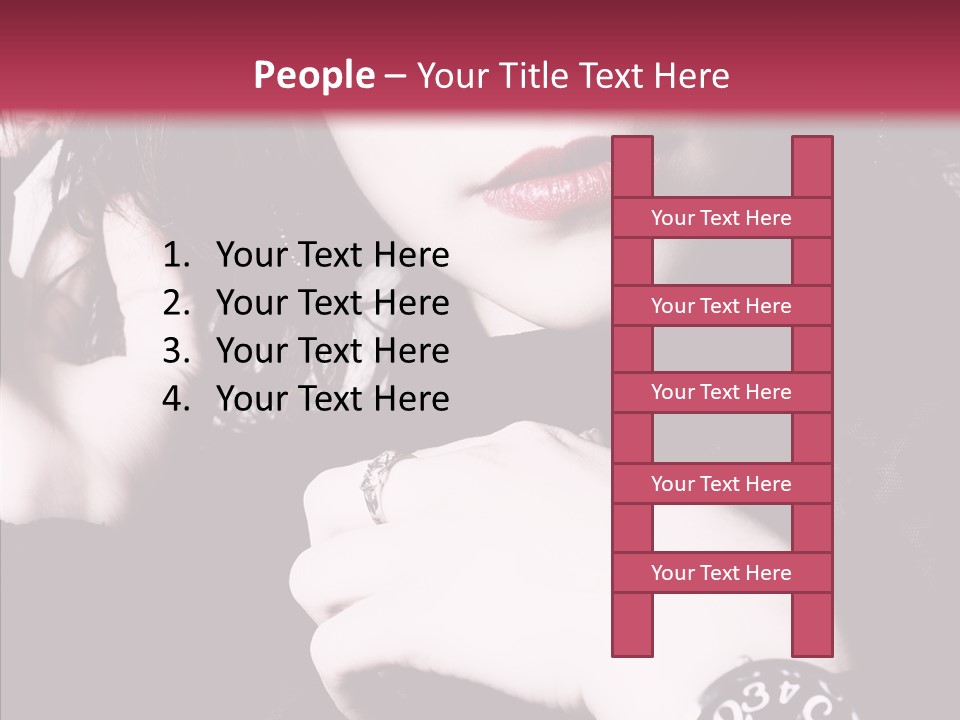 People Table Meeting PowerPoint Template
