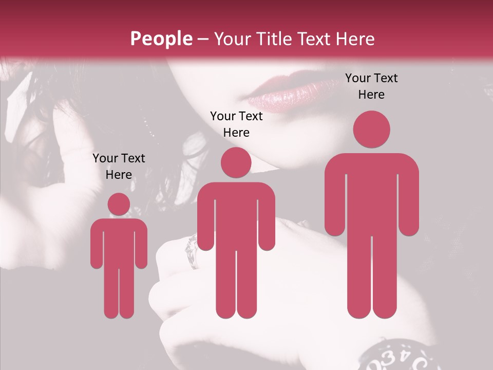 People Table Meeting PowerPoint Template