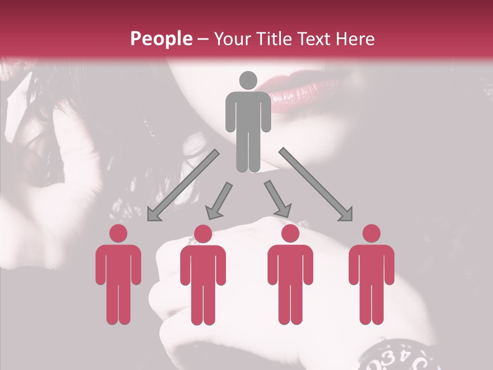 People Table Meeting PowerPoint Template