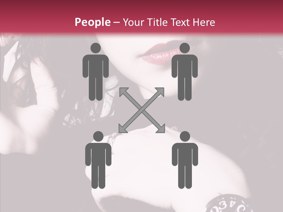 People Table Meeting PowerPoint Template