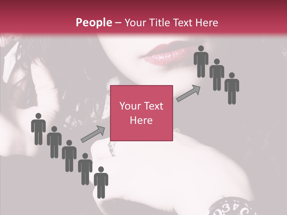 People Table Meeting PowerPoint Template