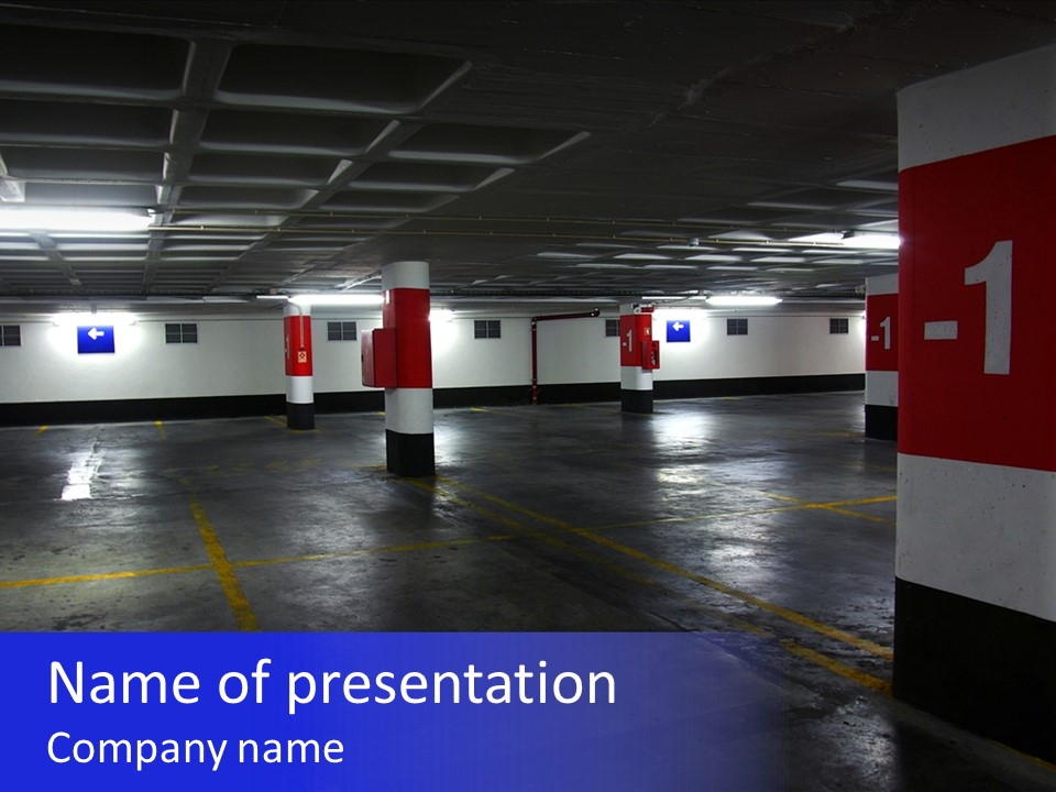 Underground Parking PowerPoint Template