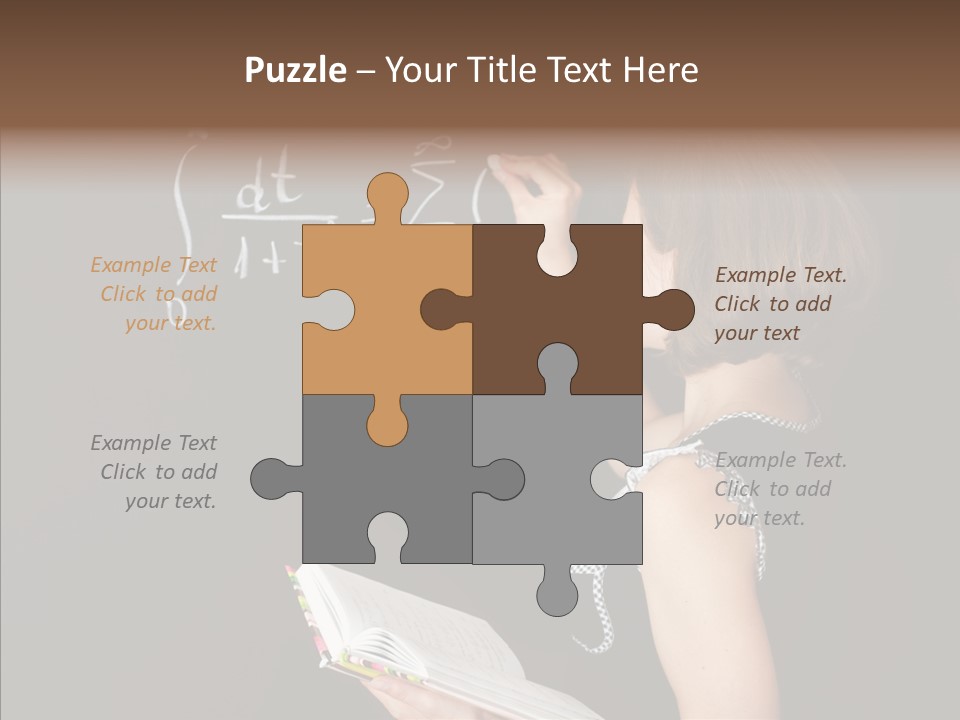 School Blackboard PowerPoint Template