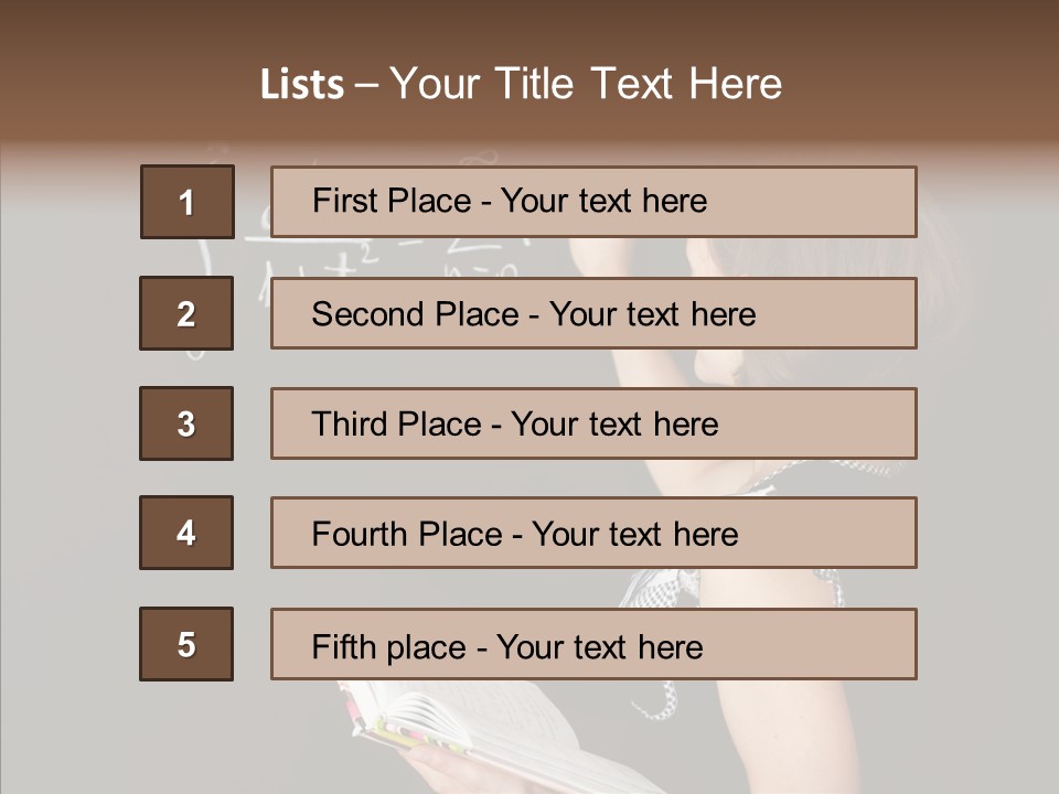 School Blackboard PowerPoint Template