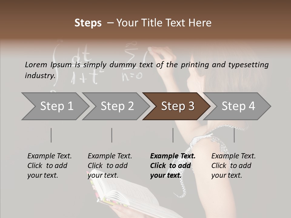 School Blackboard PowerPoint Template