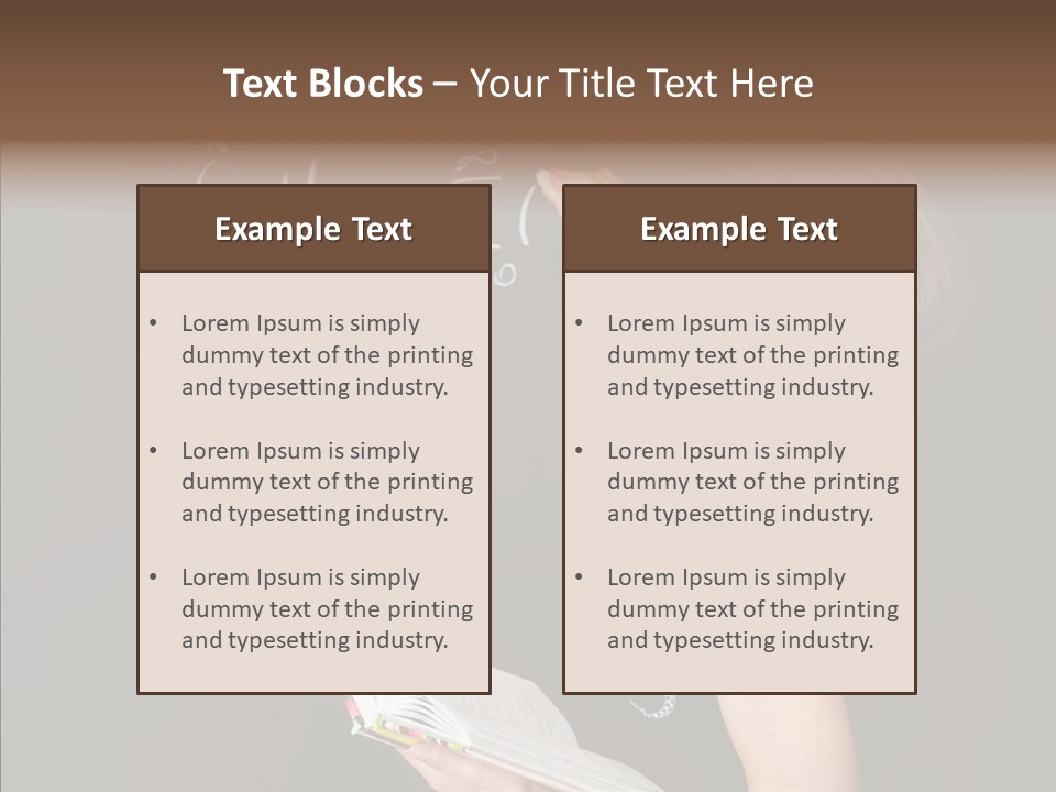 School Blackboard PowerPoint Template